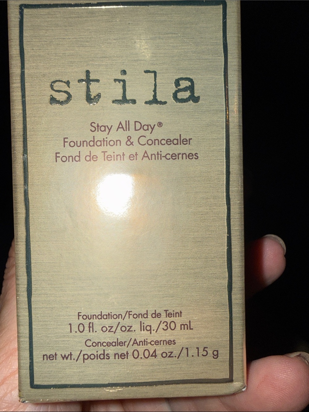 STILA NIB  All Day Foundation & Concealer – Beige Tone
